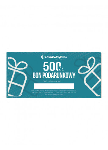 VOUCHER podarunkowy o wartości 500 zł