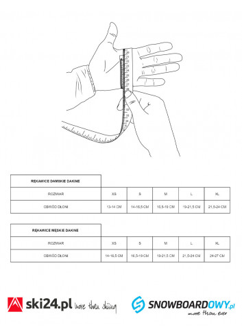 Rękawice narciarskie damskie DAKINE LEATHER SEQUOIA GORE-TEX MITT SPARROW