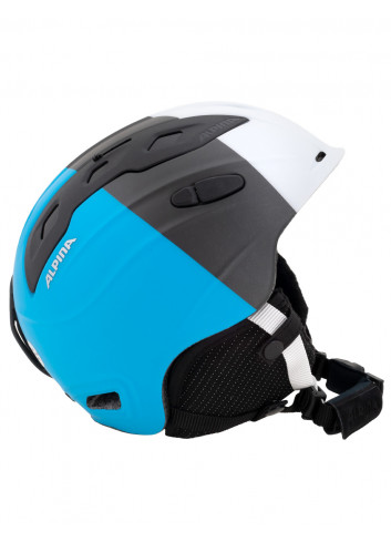 Kask narciarski ALPINA MYTHOS white blue