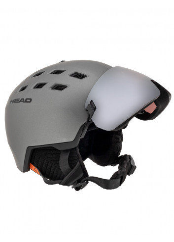 Kask narciarski męski z wbudowaną szybą HEAD RADAR 5K + dodatkowa szyba w zestawie