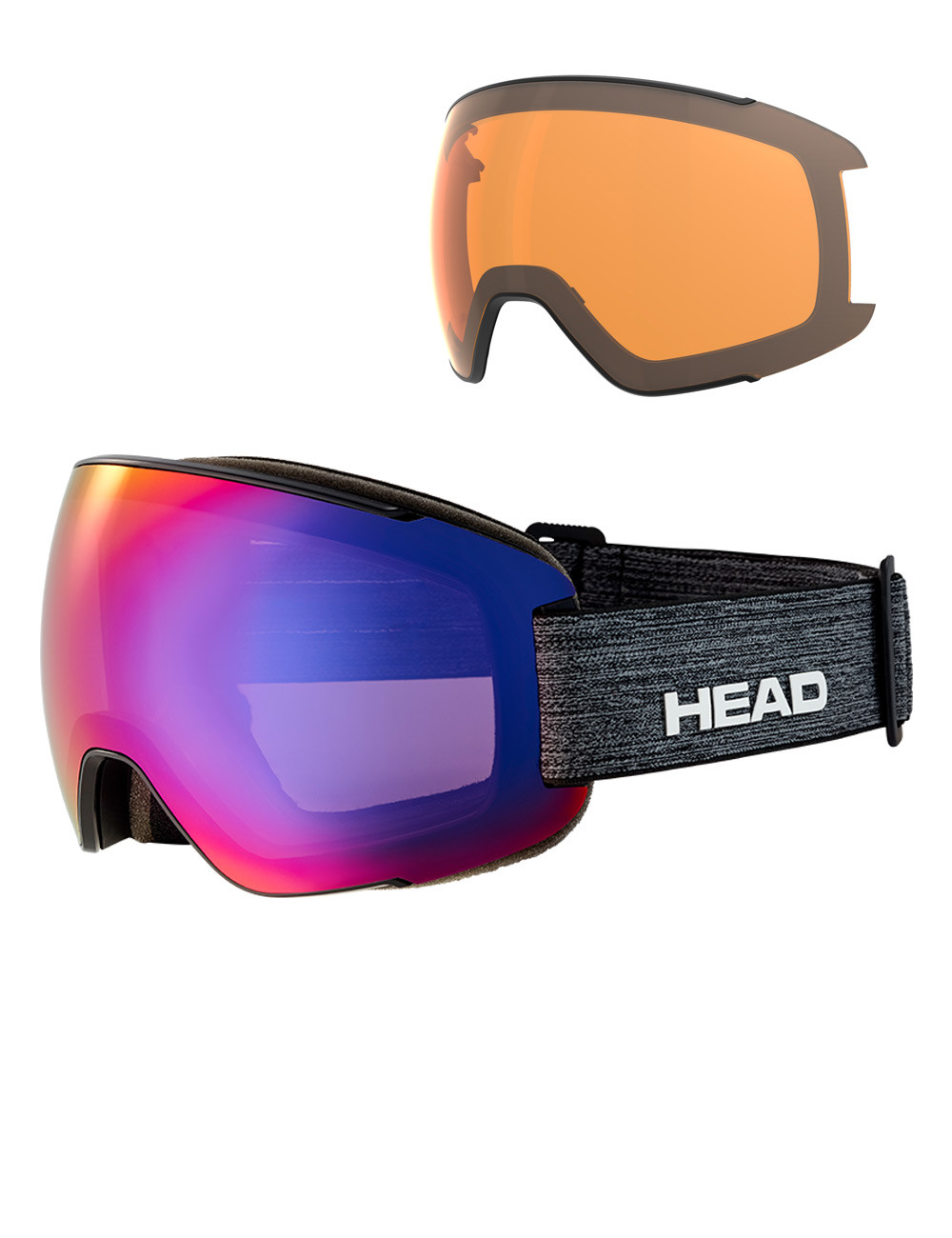 Gogle narciarskie męskie HEAD MAGNIFY 5K + dodatkowa szyba