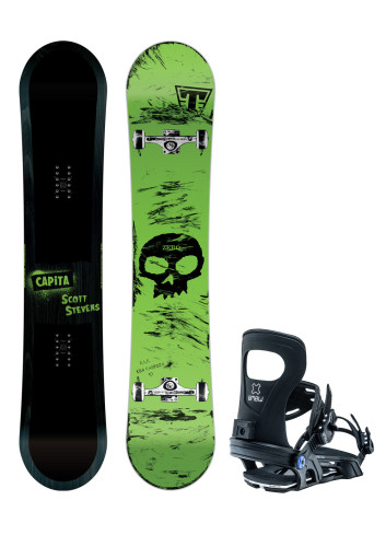 Zestaw snowboardowy Capita Stevens Pro 153 + Bent Metal Metta M