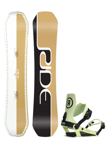 Zestaw snowboardowy Ride Zero 154W + Ride A-6 L