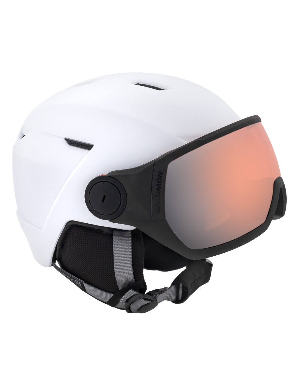 Kask narciarski męski z wbudowaną szybą SALOMON PIONEER LT VISOR RTL