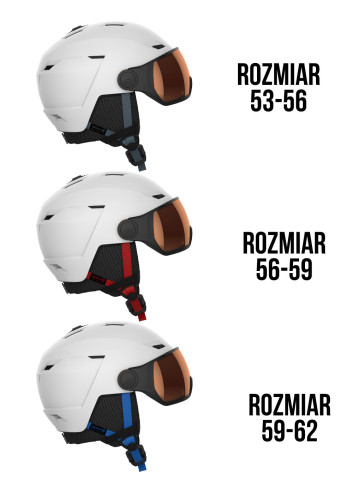 Kask narciarski męski z wbudowaną szybą SALOMON PIONEER LT VISOR RTL