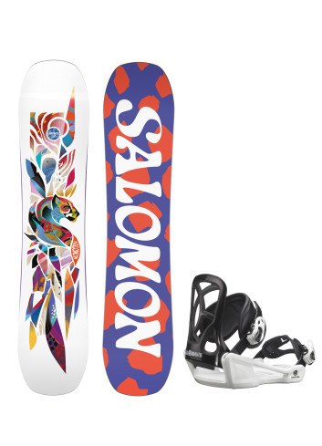 Zestaw deska snowboardowa Salomon Grace + wiązania Salomon Goodtime XS