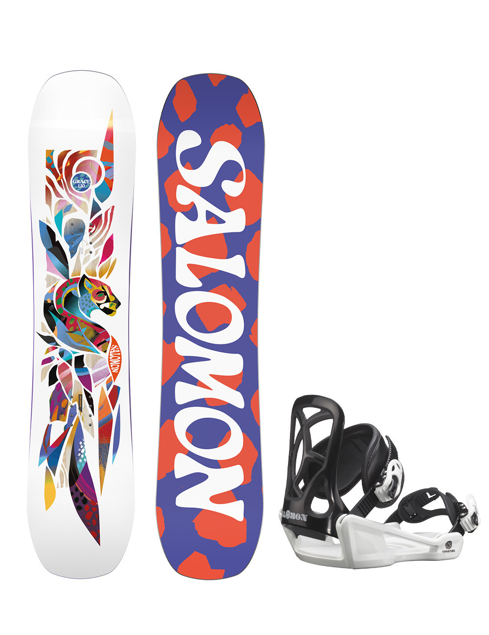 Zestaw deska snowboardowa Salomon Grace + wiązania Salomon Goodtime XS