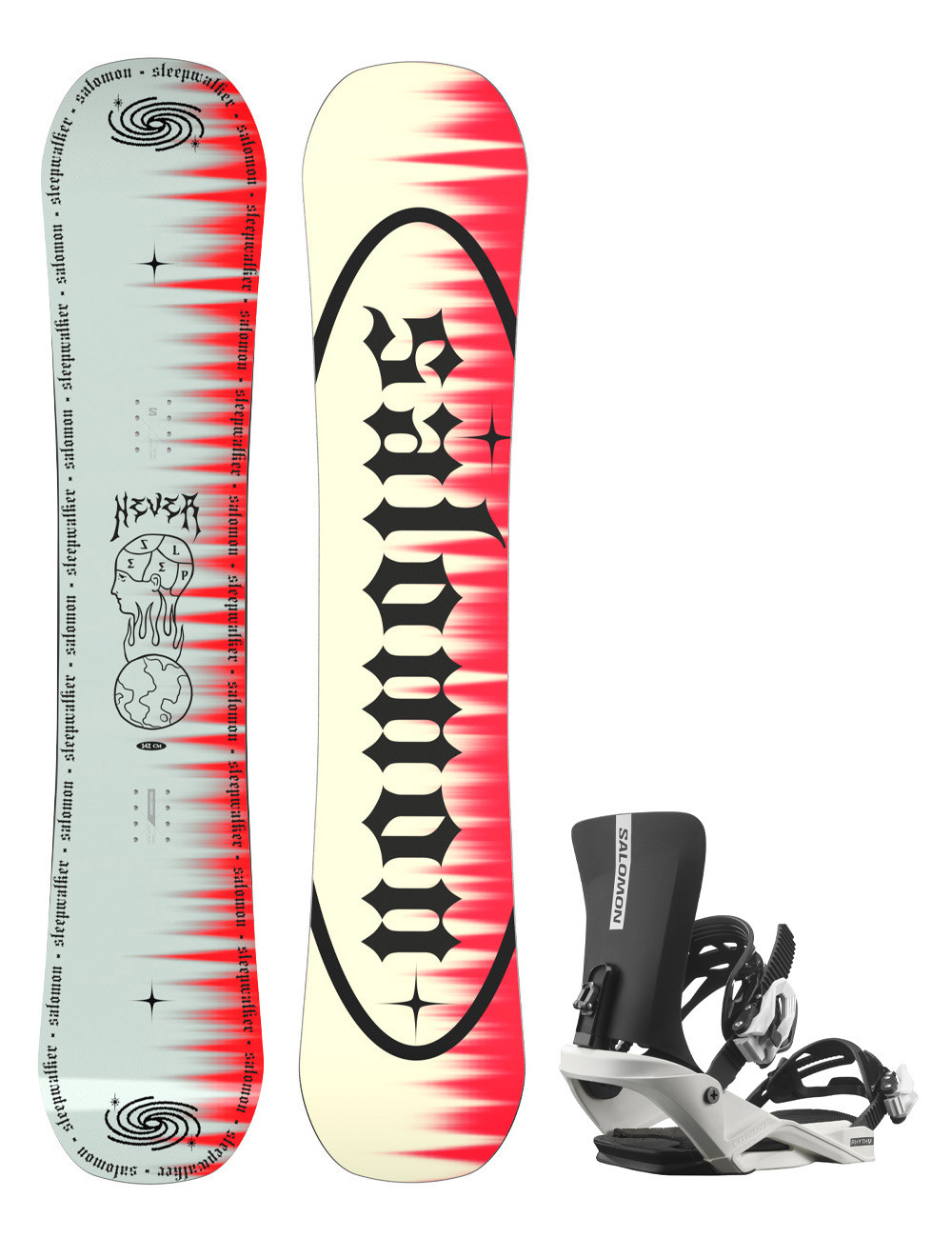 Zestaw snowboardowy Salomon Sleepwalker Grom + Salomon Rhythm Jr S