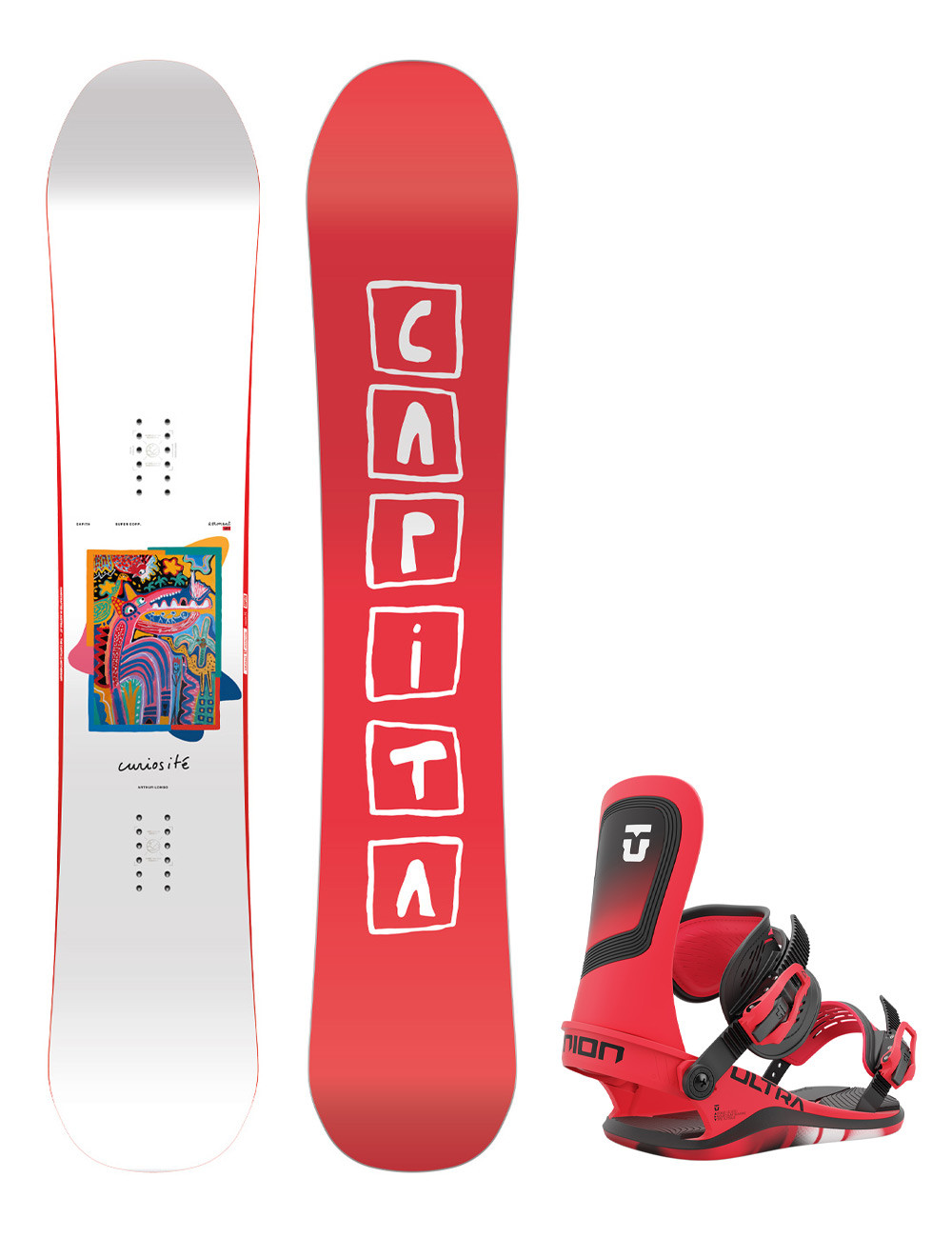 Zestaw snowboardowy Capita Aeronaut 157 + Union Ultra M
