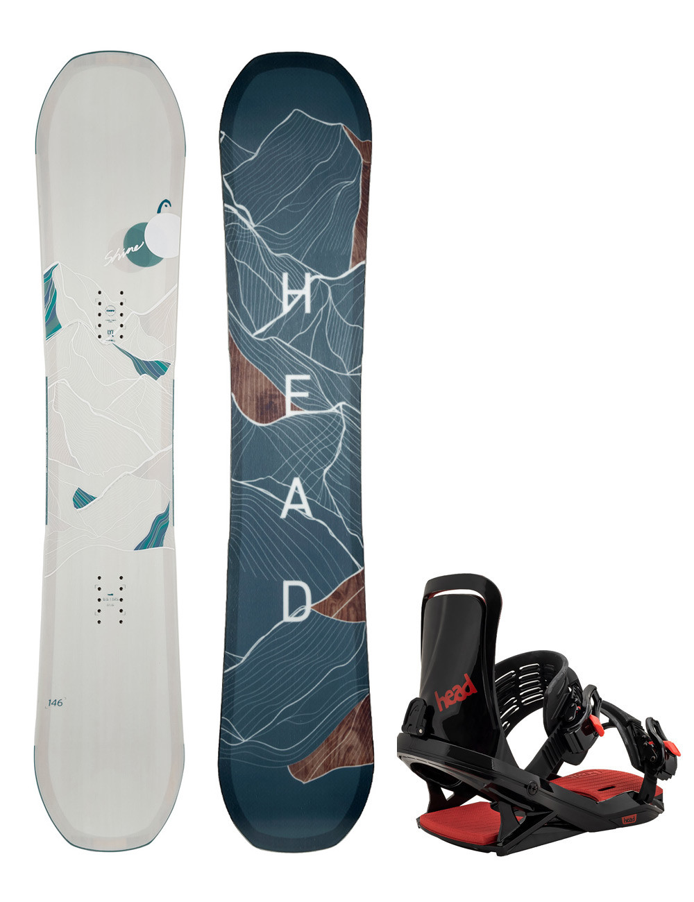 Zestaw snowboardowy Head Shine Lyt 138 + Head FX Fay I S