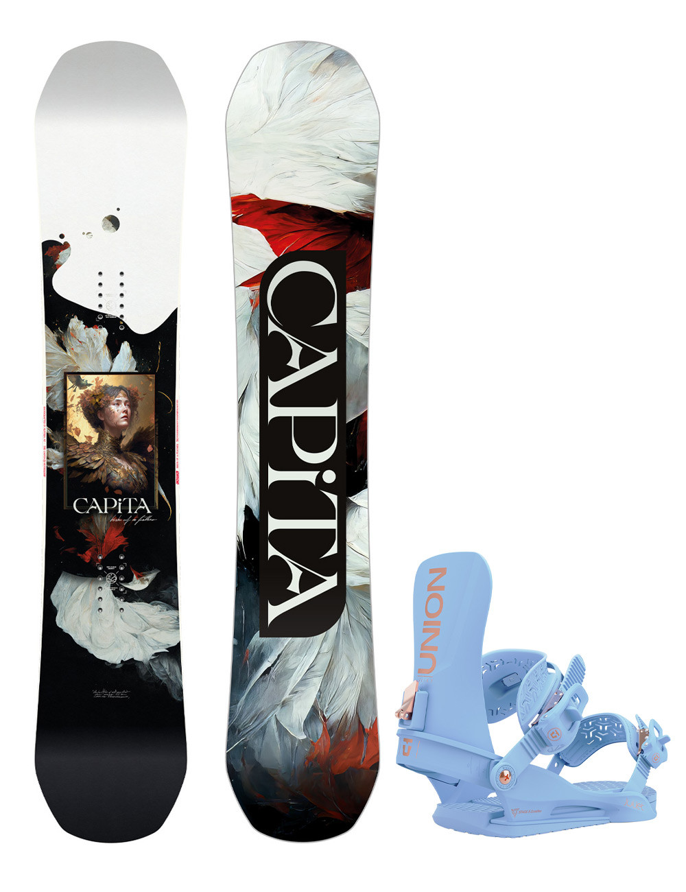 Zestaw snowboardowy Union Birds Of A Feather 150 + Union Juliet M