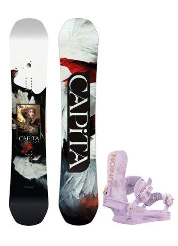 Zestaw snowboardowy Union Birds Of A Feather 150 + Union Juliet M