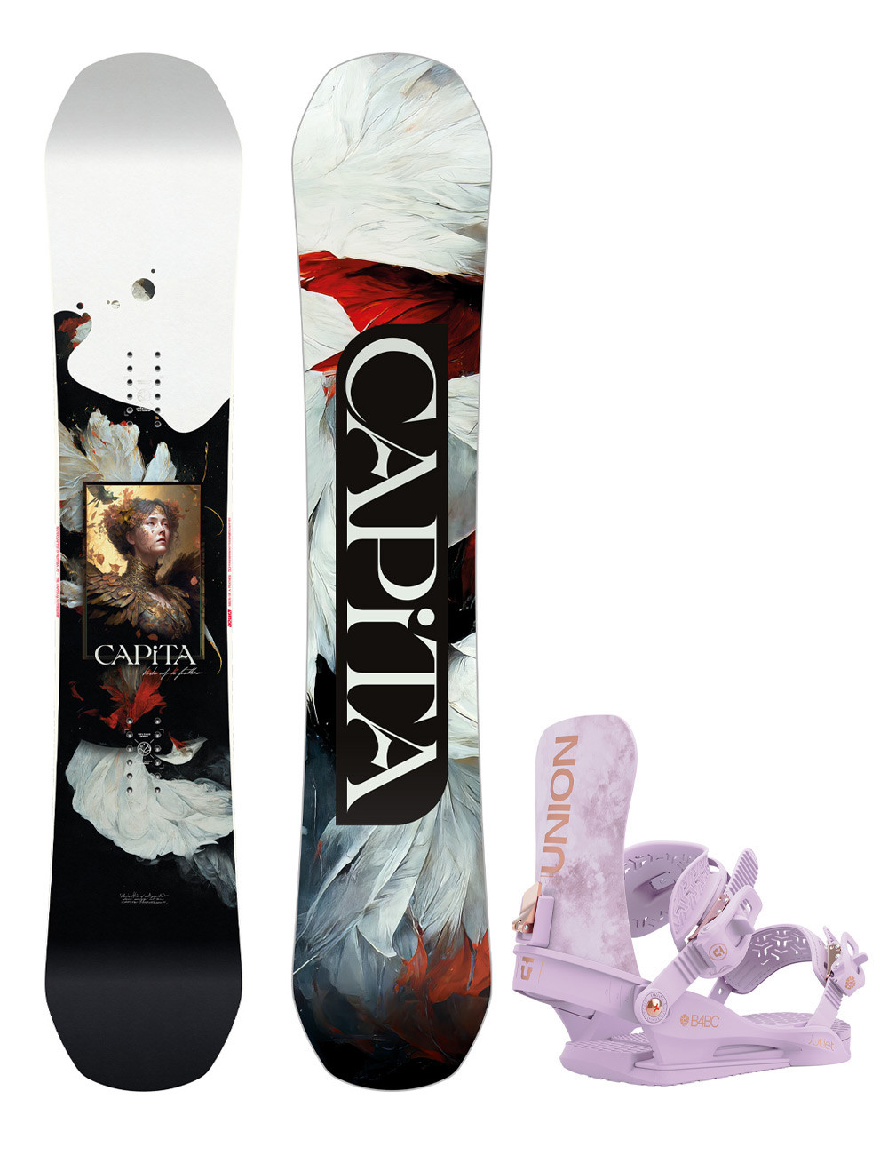Zestaw snowboardowy Union Birds Of A Feather 150 + Union Juliet M