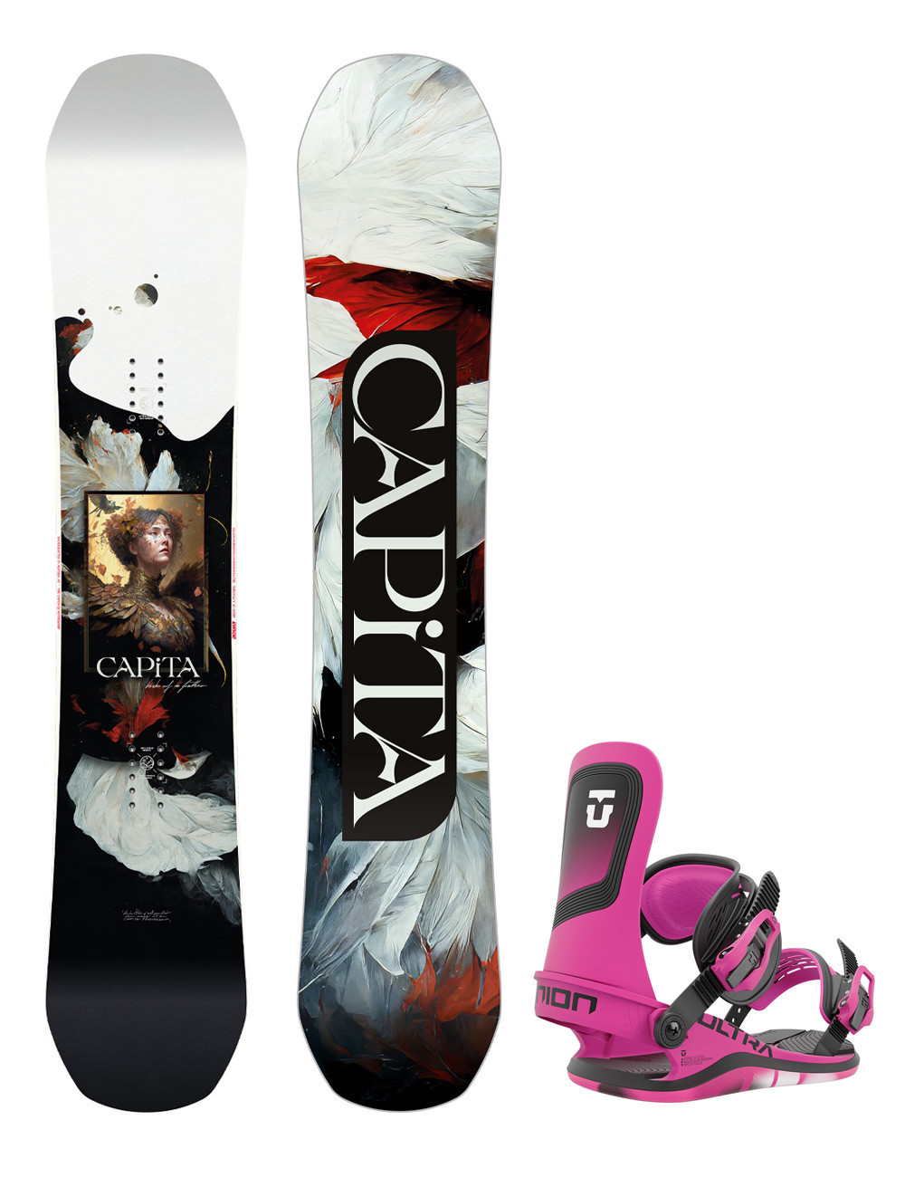 Zestaw snowboardowy Union Birds Of A Feather 150 + Union Juliet M