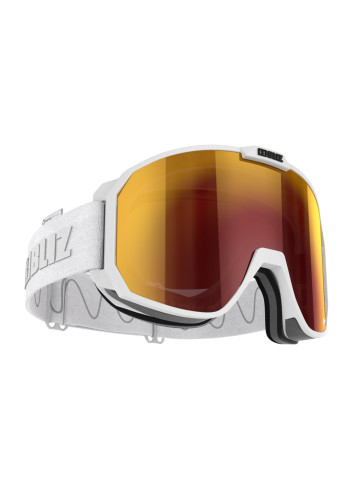 Gogle narciarskie BLIZ SPLIT NANO OPTICS white + dodatkowa szyba w zestawie