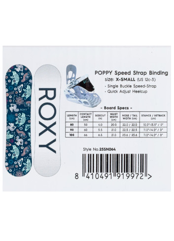 Zestaw snowboardowy Roxy Poppy Package (deska + wiązanie)