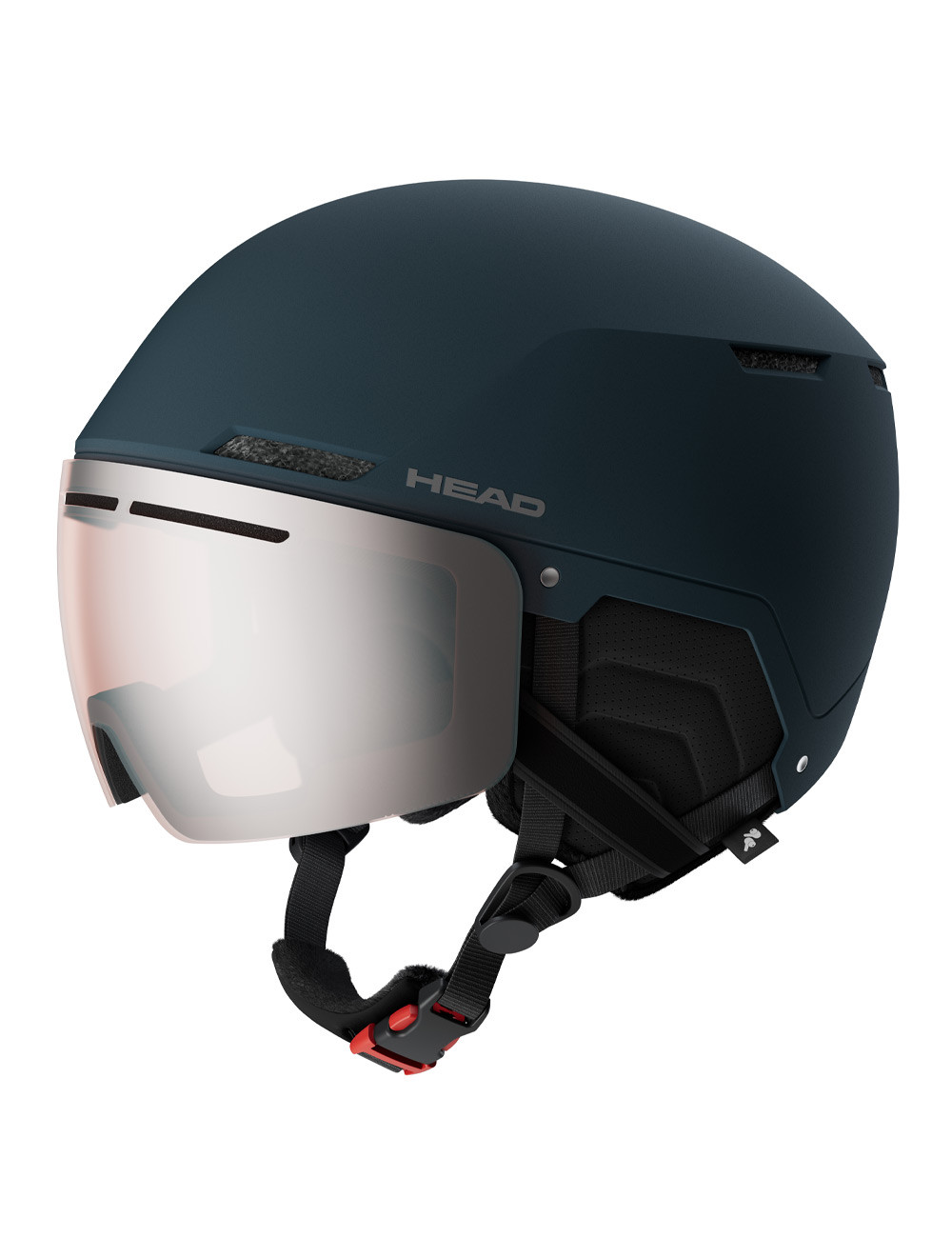 Kask narciarski męski z wbudowaną szybą HEAD CINEMA nightpetrol