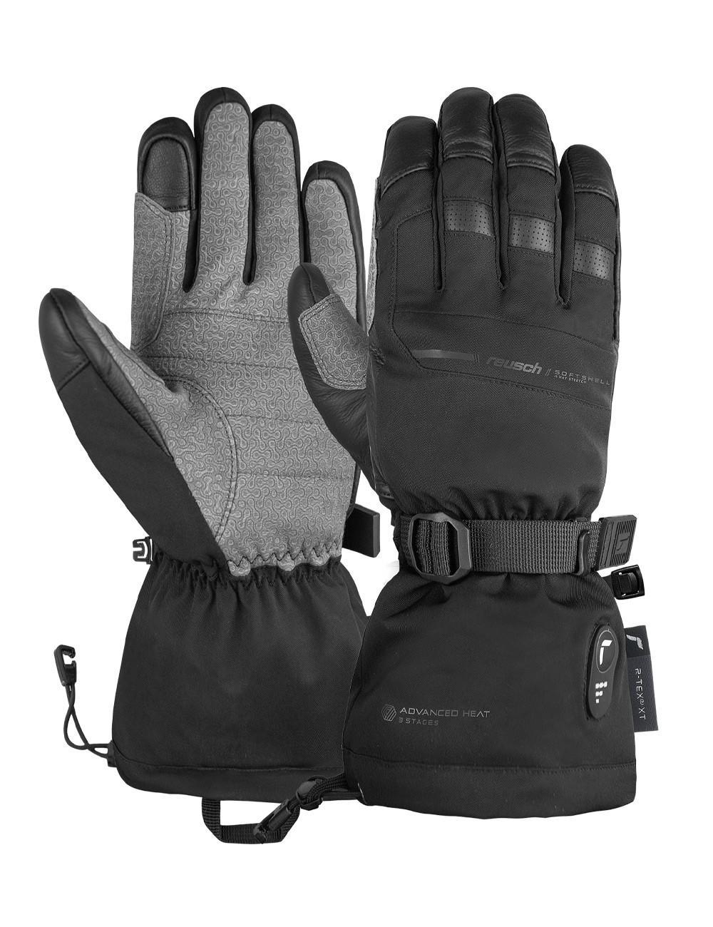 Podgrzewane rękawice narciarskie męskie Reusch Advanced Heat R-Tex XT